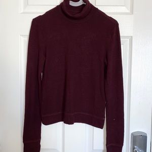PacSun Maroon Turtleneck Sweater
